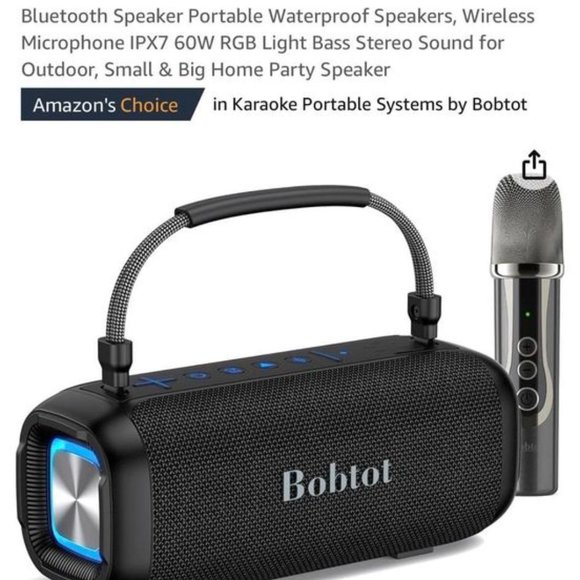 Bluetooth Portable Speaker with Microphone - Picture 1 of 3